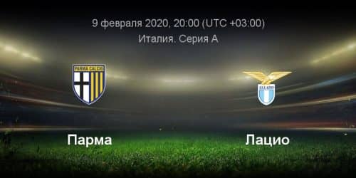 Прогноз на матч Парма – Лацио - 09.02.2020, 20:00
